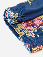 Short Tee & Floral Print Pant Pajama Set