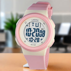 Girls' Birthday Alarm Clock Watches Fitness Swimming Waterproof