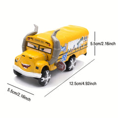 Toy School Bus Miss Fritter 1:55 Scale Diecast Car Model Boy Kid Toy