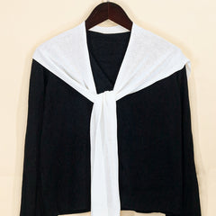 Classic Knit Faux Collar for Women