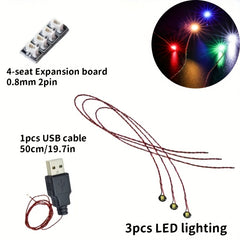 5pcs Model Making Lighting Mini Lights DIY Lighting Kit for Building Models