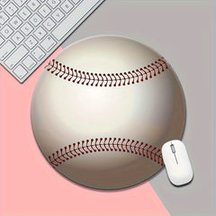 Round Ball Mouse Pad Non-slip Rubber Fun Game Office Laptop Mouse Pad