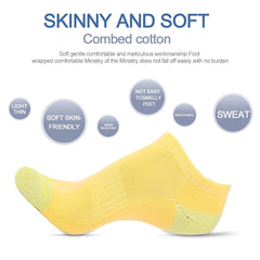 4 Pairs Active Ankle Socks for Sports Men Women