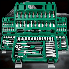 53pcs Mechanic Repair Tool Set Ratchet Wrench