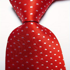 Men's Polka Dot Tie Classic Fashion Accessory