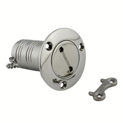 Marine Boat Deck Fuel Filler With Key Cap Stainless Steel