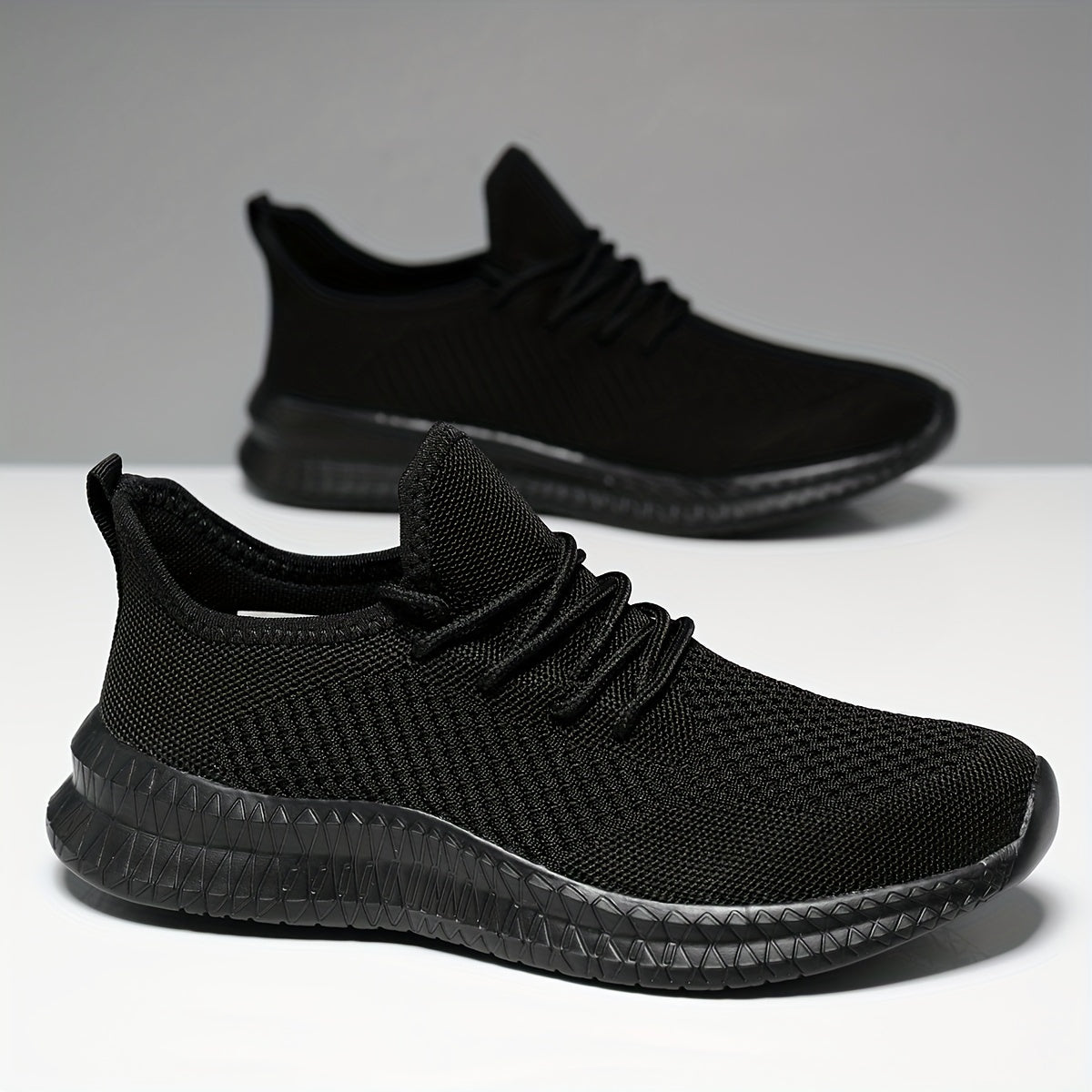 Women's Breathable Running Sports Shoes Low Top Lace Up Sneakers