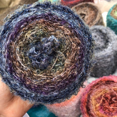 Long Gradient Dyed Wool Ball Soft Warm Yarn for DIY Crocheting & Knitting 50g