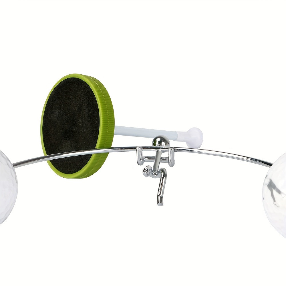 Golf Small Ball Balance Ornament Non-slip Base Desktop Golf Lover Gift