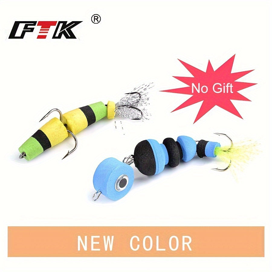 FTK 4PCS Soft Bass Lure 2.1g 3.14inch