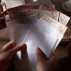 30pcs Retro Vintage Paper Fragments Scrapbooking DIY Material
