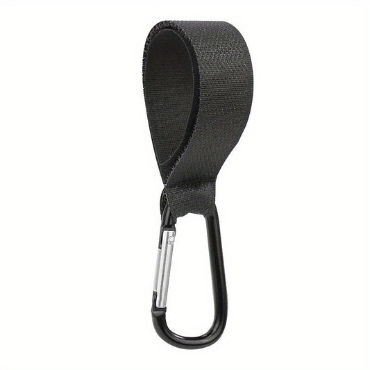 2pcs Stroller Hook Clip Aluminum Carabiner Cart Organizer Diaper Bag Shopping
