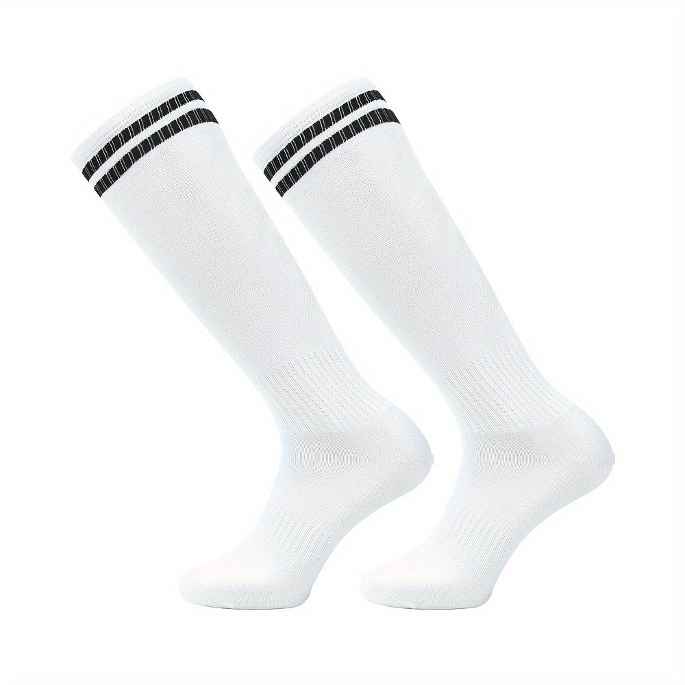 Anti Slip Football Socks Moisture-wicking Over The Calf
