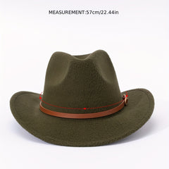 Warped Woolen Top Hat Men Women Autumn Winter Jazz Hat British Retro