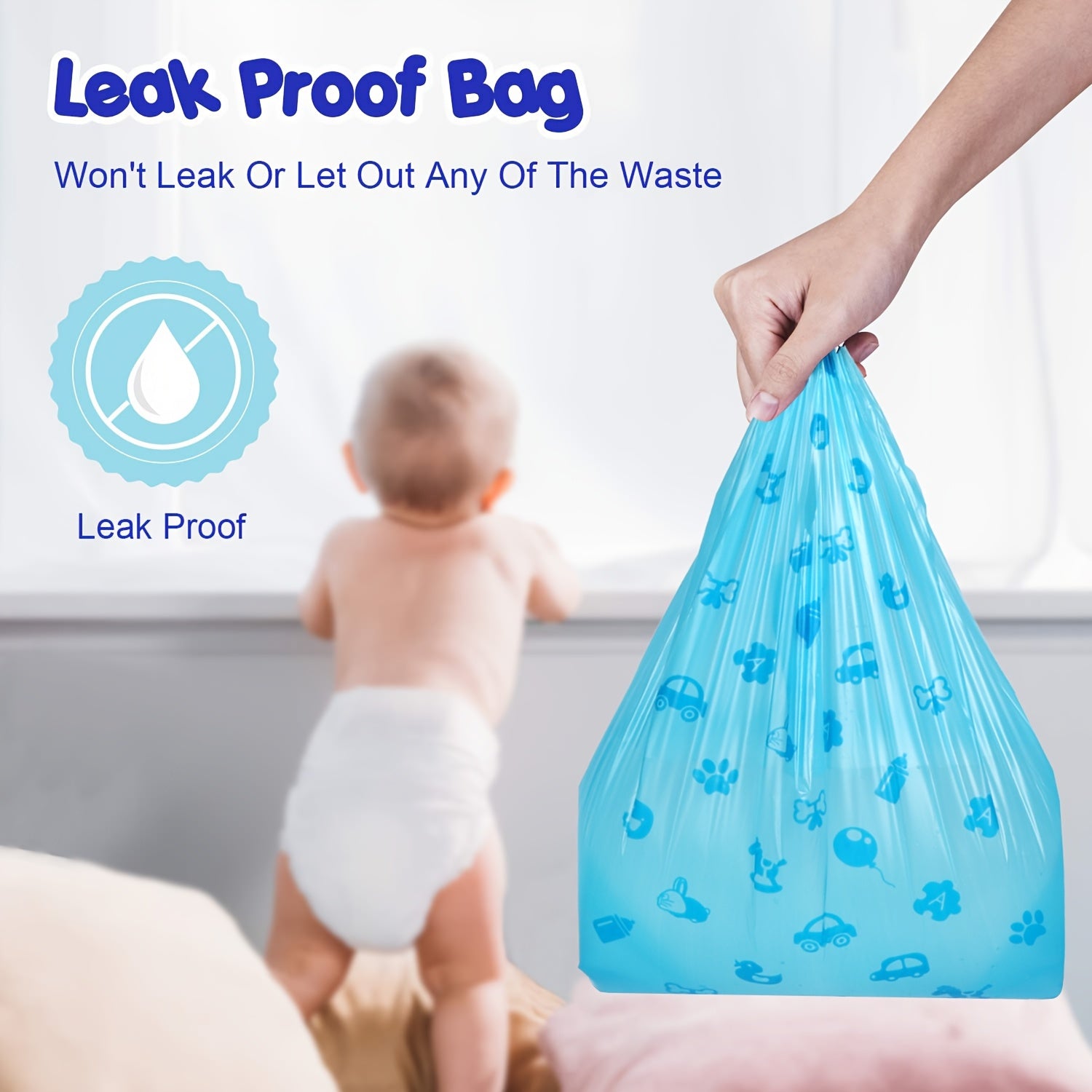 100pcs Disposable Diaper Storage Bag Travel Urine Collection Outing Bag