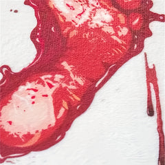 Halloween Blood Footprint Floor Mat Non-slip Bath Rug