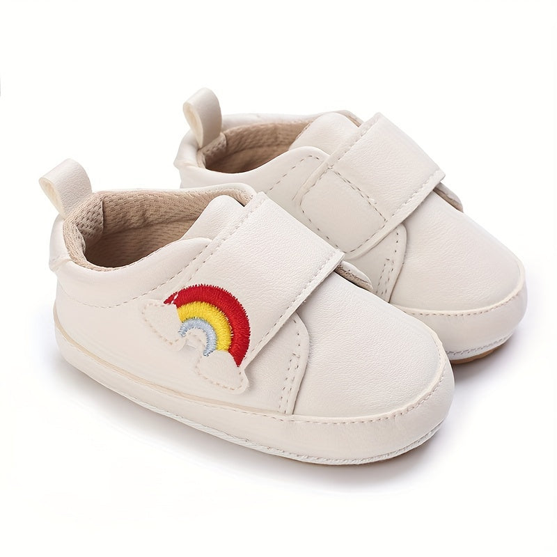 Rainbow Comfortable Sneakers For Baby Boys Lightweight Non Slip Shoes