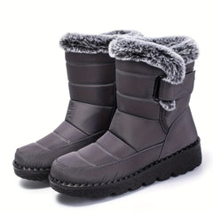 Waterproof Faux Fur Lined Snow Boots