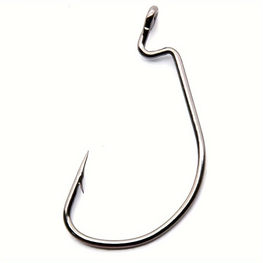 10pcs 15pcs Reinforced Wide Gap Hooks For Texas Rig Barbed Fishing Hooks