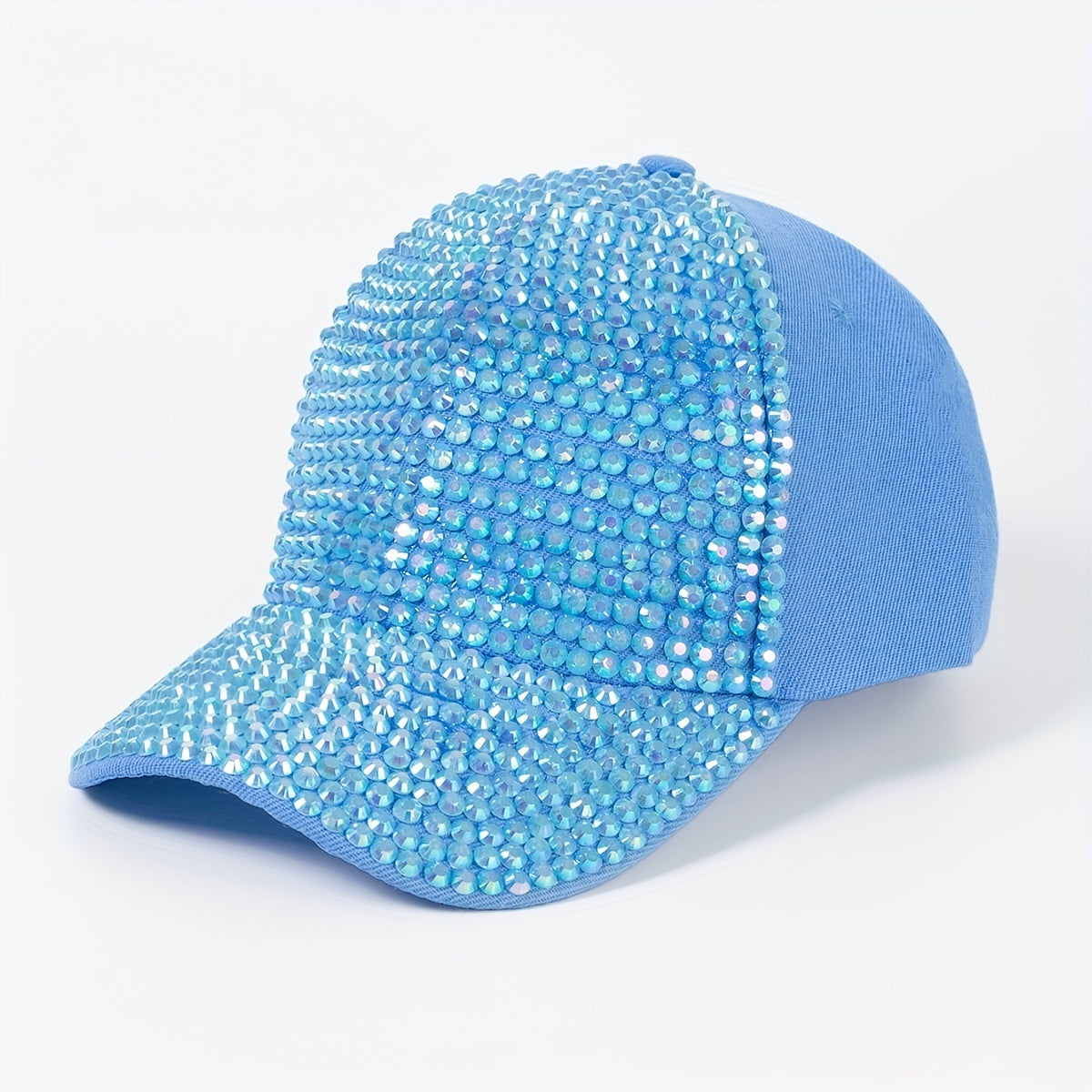 Rhinestone Y2K Baseball Cap Solid Sun Hat Breathable Adjustable Golf Dad Hats