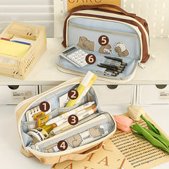 Large Capacity Pencil Bag Stationery Storage Box