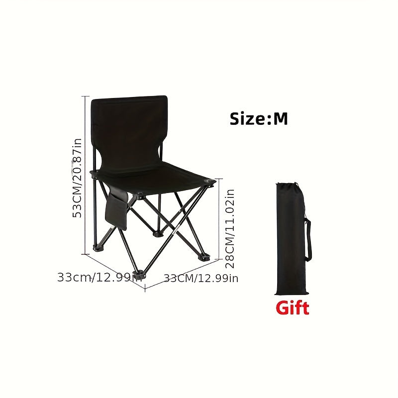 Leisure Folding Chair Ergonomic Durable Breathable Outdoor Camping Fishing