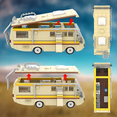 Classic Film and Television Building Block Car Model Ornament