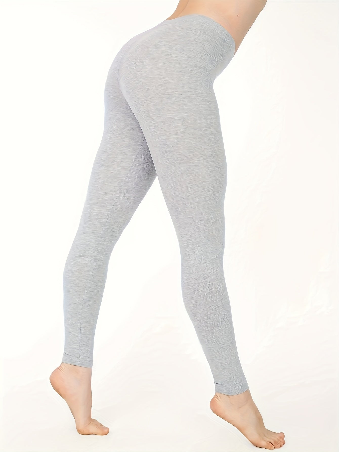 2 Pack Plus Size High Rise Sports Leggings Set
