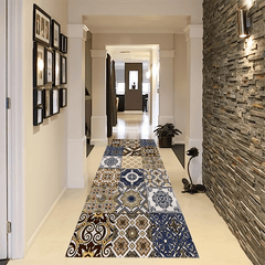 Boho Abstract Runner Rug Soft Anti-Fouling Hallway Kitchen Mat