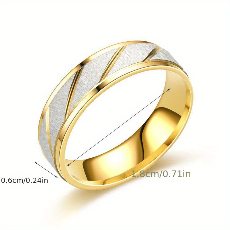 Diagonal Batch Flower Couple Ring