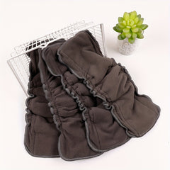 5PCS Reusable Cloth Diaper Inserts for Babies 0-3 Years