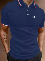 Men's Breathable Golf Short Sleeve Shirts Sports Top