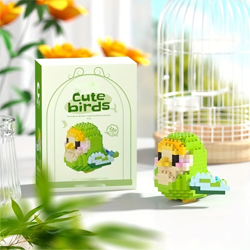 DIY Cartoon Bird Animal Building Blocks Assembly Toys
