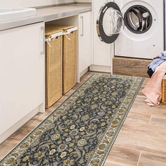 Washable Runner Rug Hallway Kitchen Rugs Non Skid Waterproof Carpet Runner