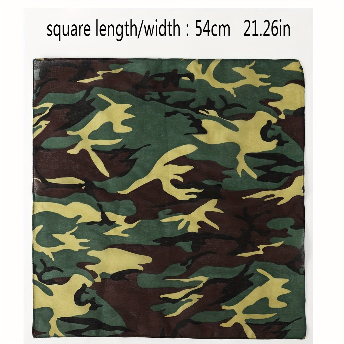 Men's Camo Square Scarf