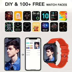 Smart Sports Watch Music Control Health Monitoring