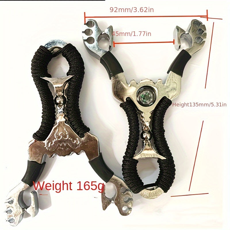 High Precision Slingshot Toy with Compass for Outdoor Fun