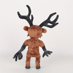 Horror Deer Plush Toy with Glowing Red Eyes