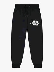 Letter Pattern Print Men's Pants Drawstring Comfy Active Stretch Trousers
