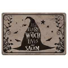 Witches Parking All Others Will Be Toad Halloween Decoration Iron Poster