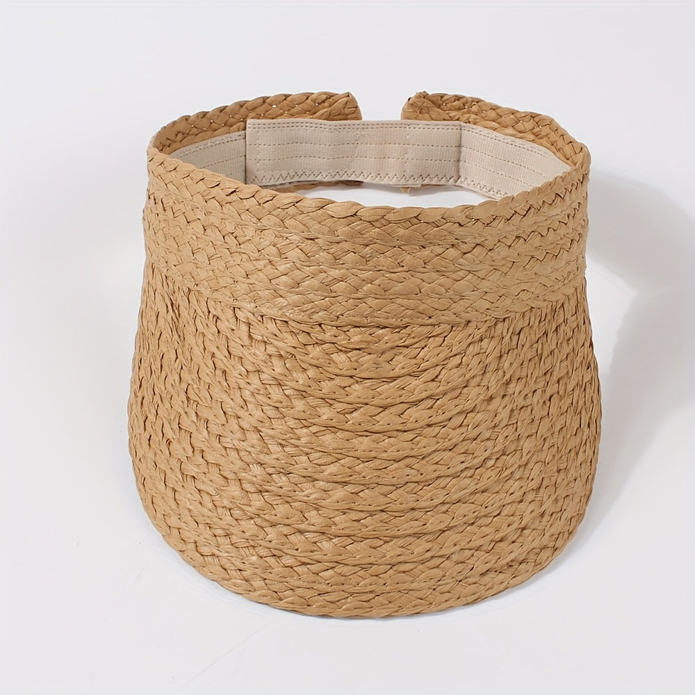 Foldable Straw Sun Hat Lightweight Summer Beach Hats For Women