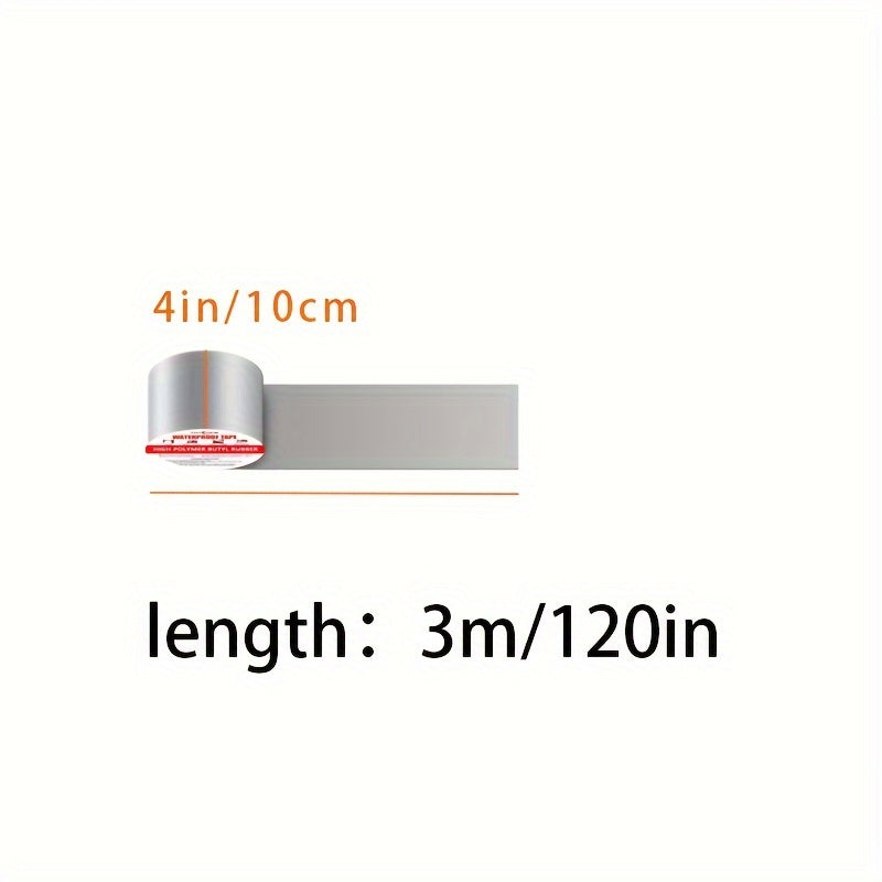 Durable Butyl Waterproof Tape - Leak Proof Seal Strip for Boat, Pipe