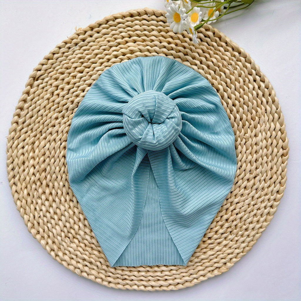 Soft Elastic Strip Flower Baby Hat For Girl
