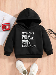 Boys Sweatshirt Hoodie SHE'S MOM Print Baby Pullover