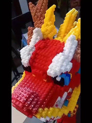 Dragon Building Blocks Set Educational 3D Puzzle Holiday Gift