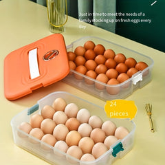 Portable Egg Storage Crisper Keep Eggs Fresh and Safe