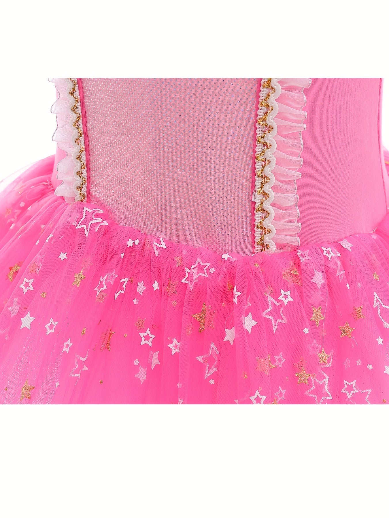 Girls Tulle Tutu Mesh Cami Dress Ballet Dance Practice Performance Clothes