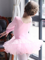 Girls 93 6 Cotton Long Sleeve Tutu Ballet Leotard