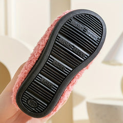 Girls Cartoon Slip On House Shoes Non Slip Soft Bottom Walking Shoes
