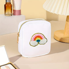 Small Nylon Makeup Bag for Purse Waterproof Travel Pouch